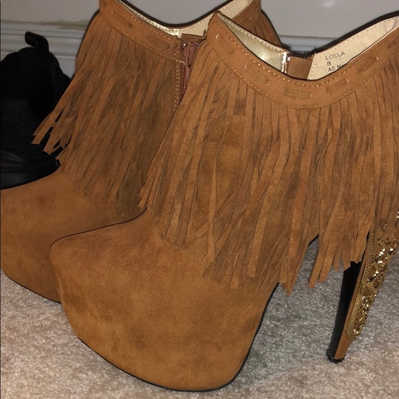 Beautiful copper booties, size 8. Like new!! - Picture 4 of 6